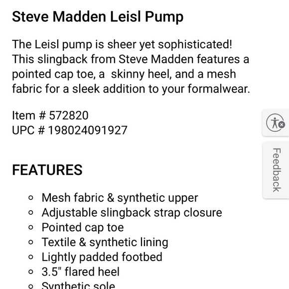 Steve Madden Leisl Pump - Picture 6 of 7